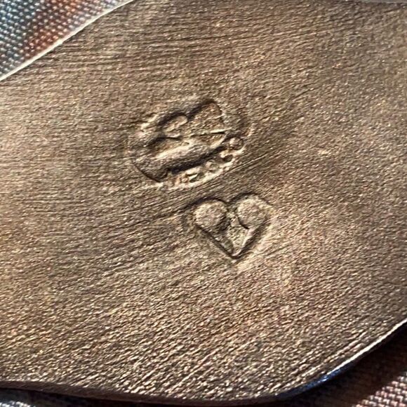 Vtg Sterling Silver Turquoise Inlay Southwestern Signed Scene Cuff Bracelet - Picture 7 of 10